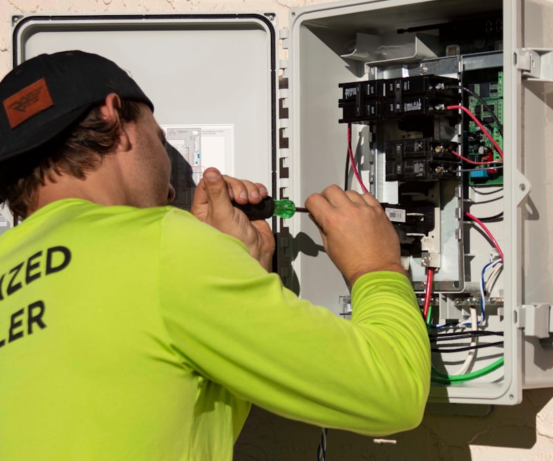 Quadro elétrico instalado dentro das normas técnicas